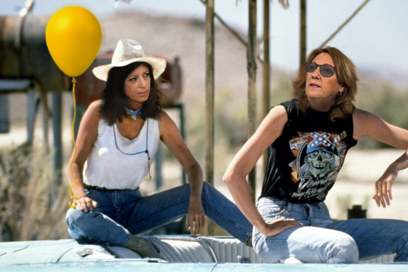 clara y fein con globos
