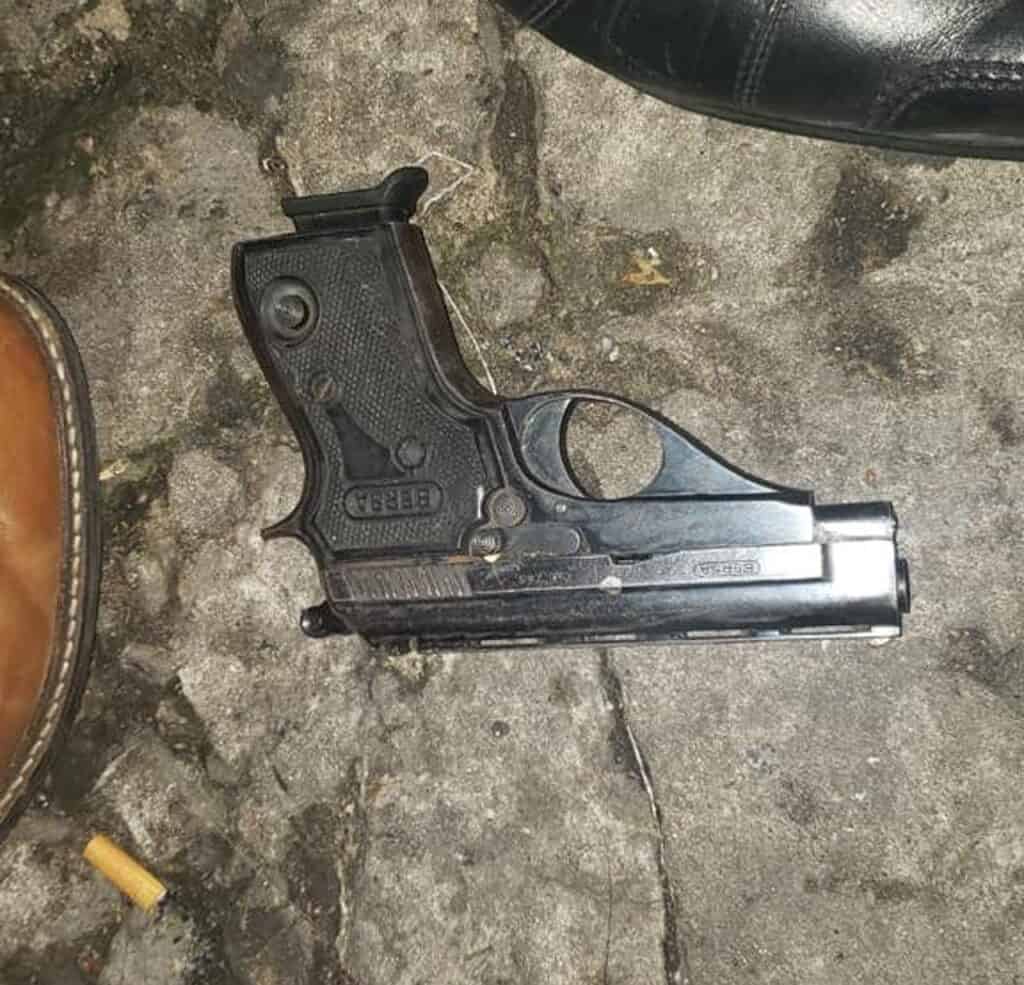 El arma utilizada en el intento de asesinar a Cristina Kirchner.