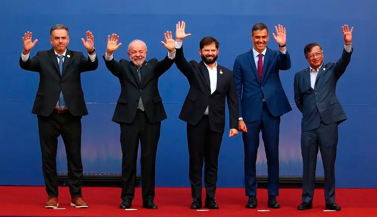 Orsi, Lula, Boric, Sánchez y Petro reforzaron el llamado al multilateralismo.
