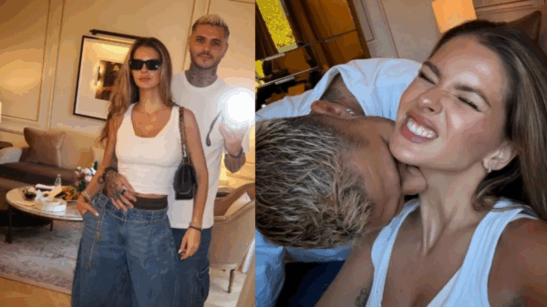 Mauro Icardi y la china Suarez viaje a Madrid