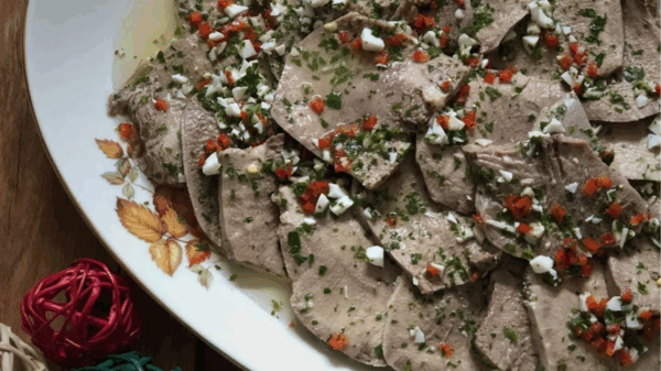 Lengua a la Vinagreta: un clásico frío lleno de sabor