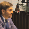 El gobernador Maximiliano Pullaro en los estudios de LT9