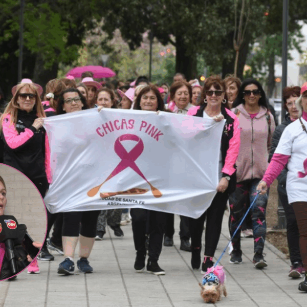 Santa Fe se tiñe de rosa: llega la 4° Caminata Pink por la prevención del cáncer de mama