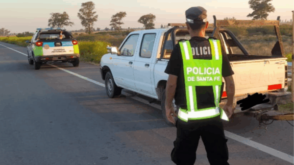 Ruta 34 recuperan Nissan Frontier con pedido de secuestro desde 2023