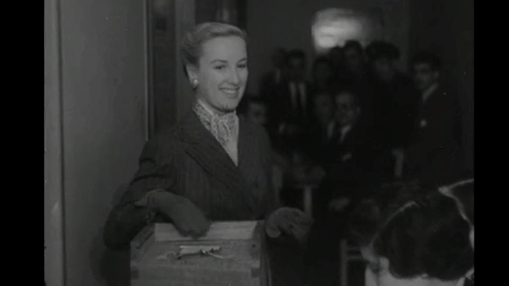 Mirtha Legrand votó por primera vez en 1951.