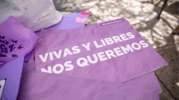 “Vivas y libres nos queremos”: el lema que acompaña la Semana 25N en Santa Fe, recordando a las víctimas y reclamando justicia.
