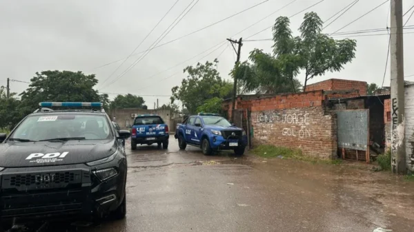 Allanamiento en Barrio Coronel Dorrego