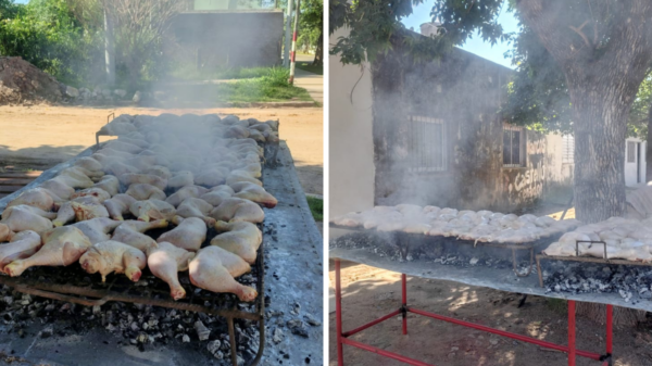 Nochebuena solidaria en barrio Yapeyú
