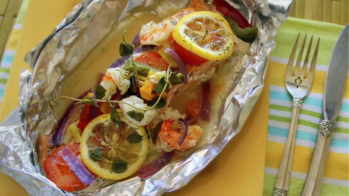 Pescado en papillote