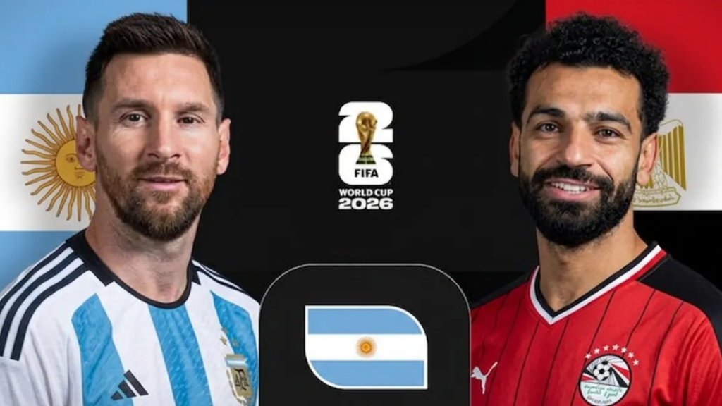 Argentina enfrenta a Egipto