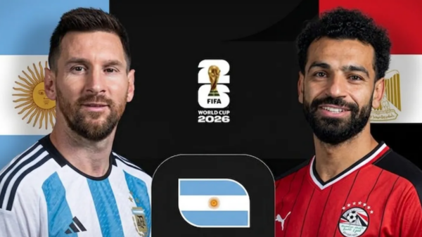Argentina enfrenta a Egipto