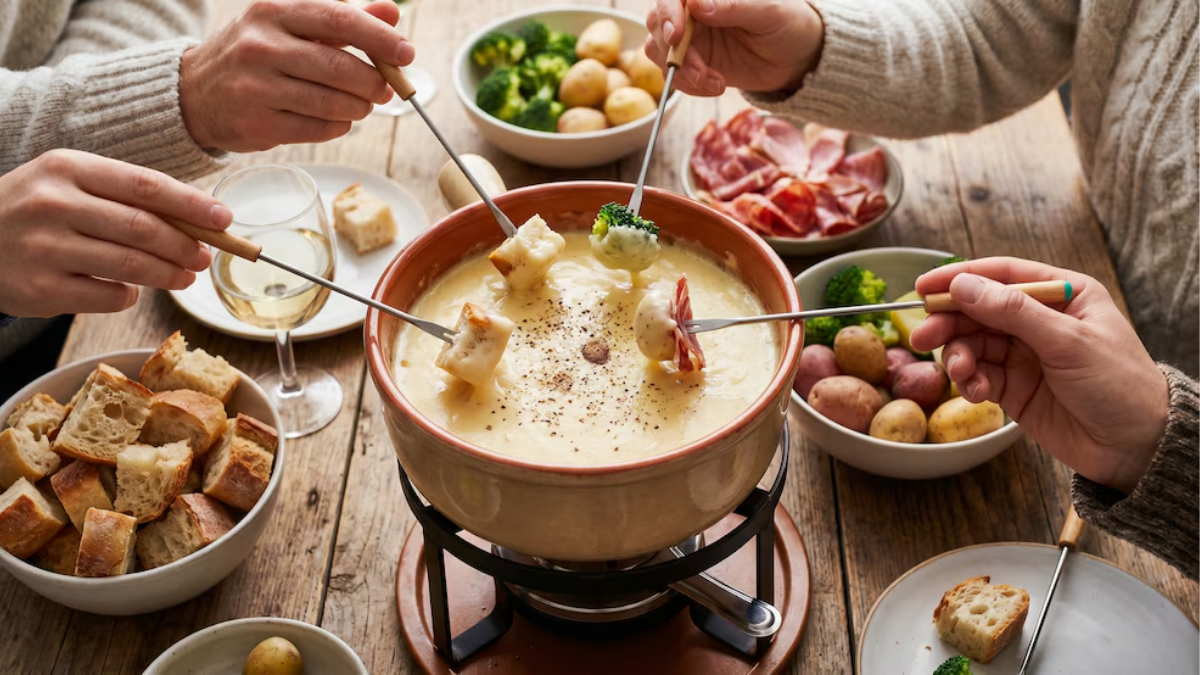 Fondue de queso mundialista