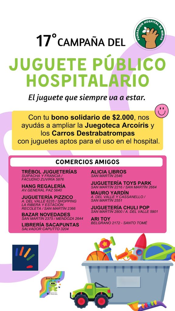 17º Campaña del Juguete Público Hospitalario