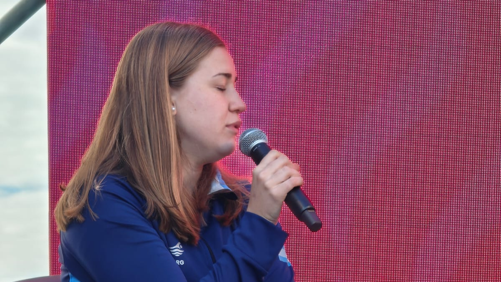 Sofia Garces, nadadora santafesina